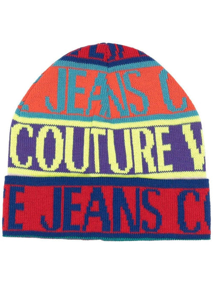 VERSACE Multicolour Logo Beanie