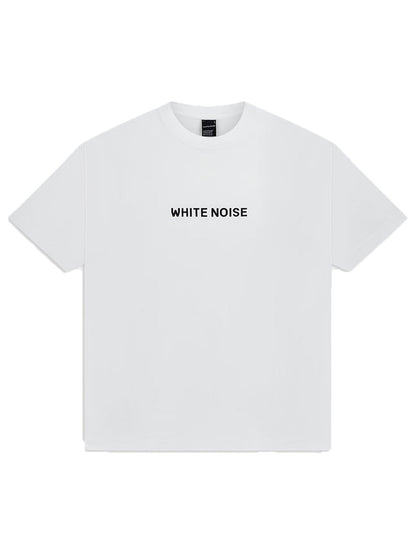 WHITE NOISE Classic Logotype T-shirt White