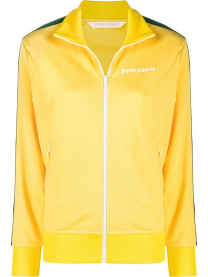 PALM ANGELS WOMEN Side-stripe track jacket Yellow