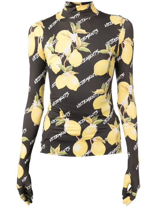 VETEMENTS WOMEN Lemon Styling Top