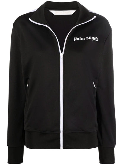 PALM ANGELS WOMEN Classic Track Jacket Black/White