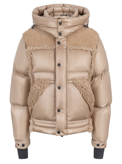 MONCLER GRENOBLE Clusaz Padded Jacket Beige