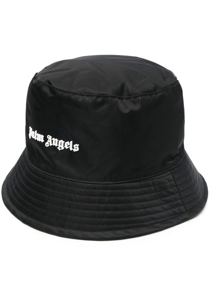PALM ANGELS Classic Logo Bucket Hat Black