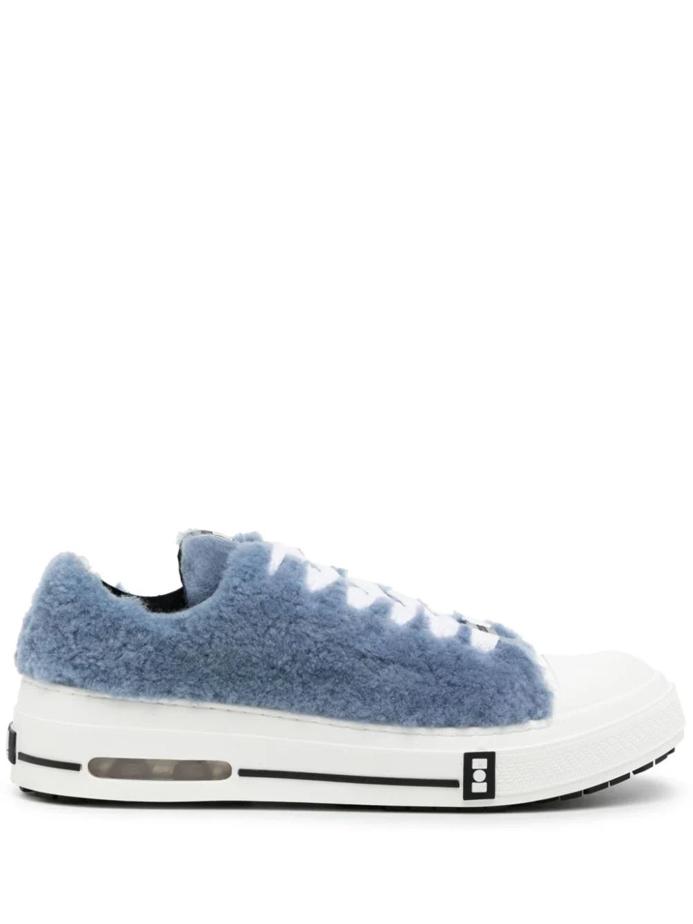 NAHMIAS Sherpa Five-O Logo-Patch sneakers Dusty Blue