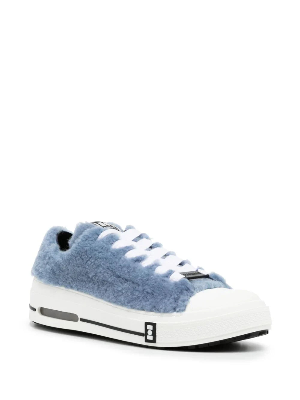 NAHMIAS Sherpa Five-O Logo-Patch sneakers Dusty Blue