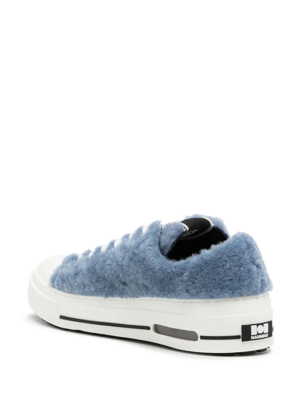 NAHMIAS Sherpa Five-O Logo-Patch sneakers Dusty Blue