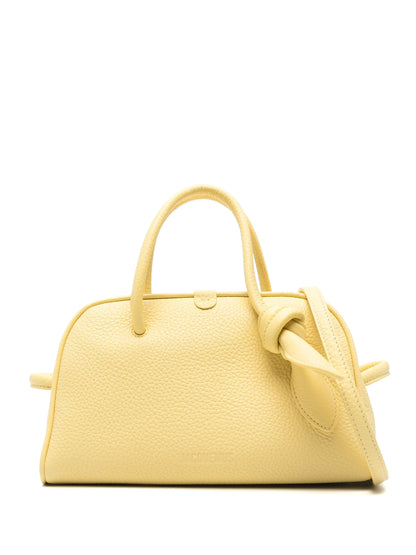JACQUEMUS WOMEN The Small Turismo Bowling Bag Light Yellow