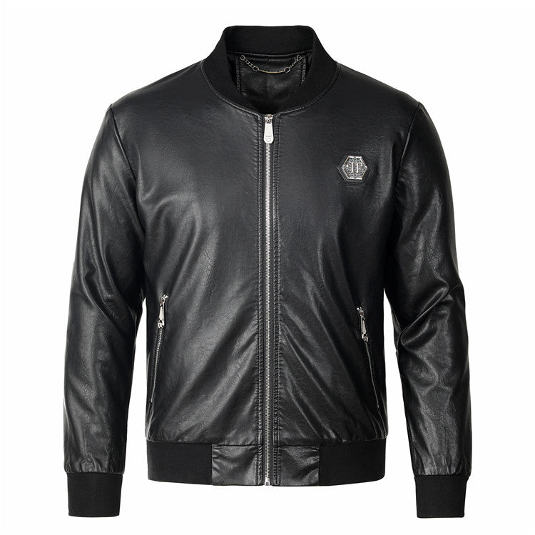 New- Black Genuine leather Jacket