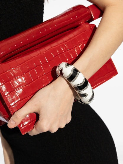 JACQUEMUS WOMEN La Croisière Bracelet Black/White