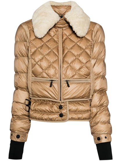 MONCLER GRENOBLE WOMEN Chaviere Short Down Jacket Off White