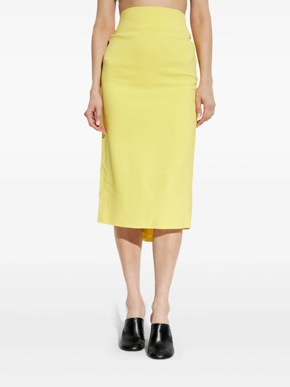JACQUEMUS WOMEN La Jupe Sablier Skirt Yellow