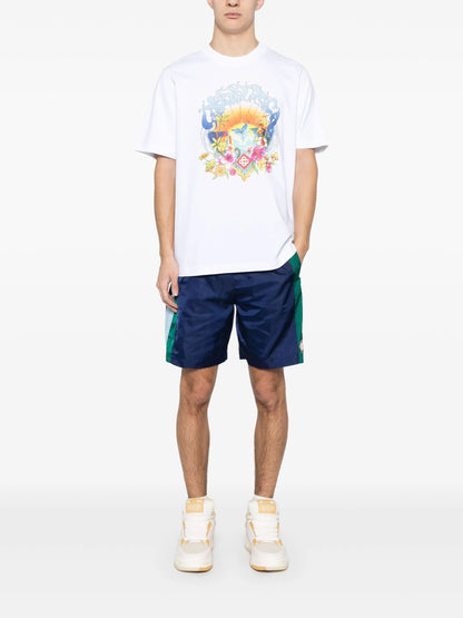 CASABLANCA Surf Trip Printed T-Shirt White