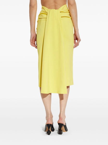 JACQUEMUS WOMEN La Jupe Sablier Skirt Yellow
