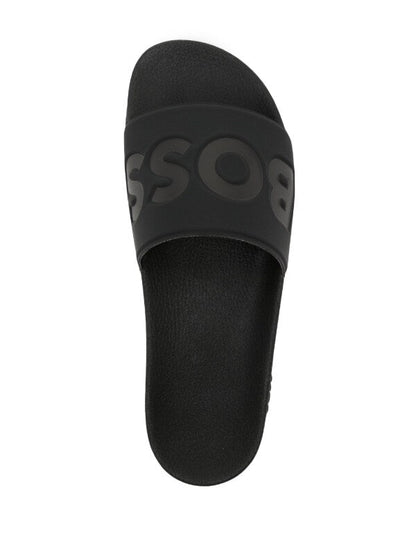 BOSS Aryeh Sliders Black
