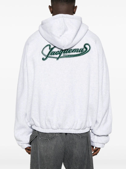 JACQUEMUS Le Hoodie Torneo Hoodie Heather Grey