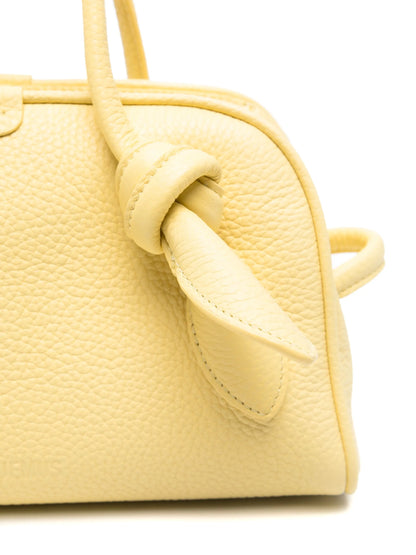 JACQUEMUS WOMEN The Small Turismo Bowling Bag Light Yellow