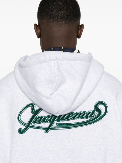 JACQUEMUS Le Hoodie Torneo Hoodie Heather Grey