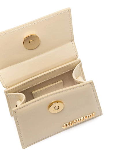 JACQUEMUS WOMEN Le Chiquito Leather Tote Bag Ivory White