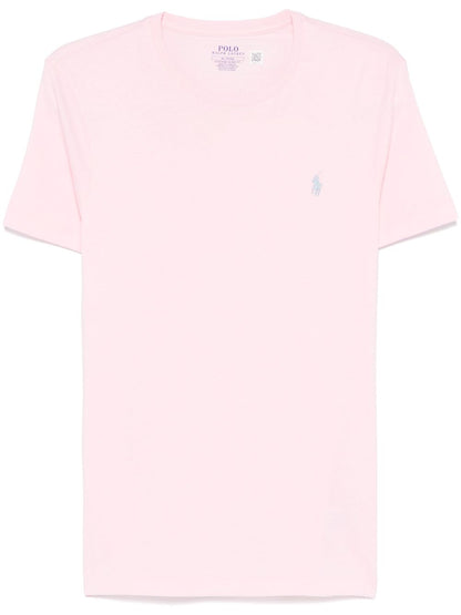 RALPH LAUREN Logo-detail Short-sleeved T-shirt Pink