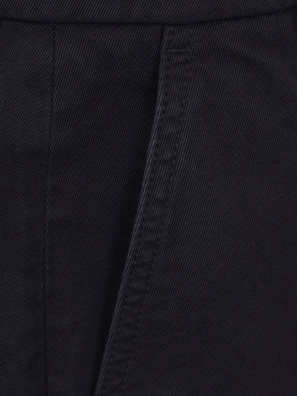 THOM BROWNE Utility Chino Trousers Navy Blue