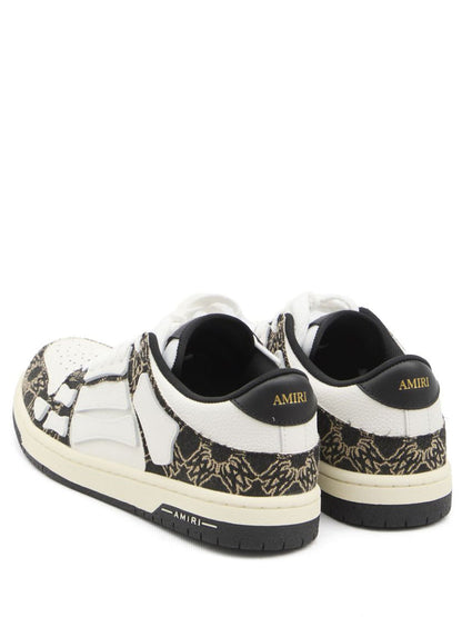 AMIRI Skel Top Low Sneakers Black