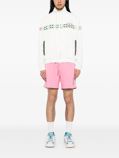 CASABLANCA Casa Way Skate Printed Sweat Shorts Bright Pink