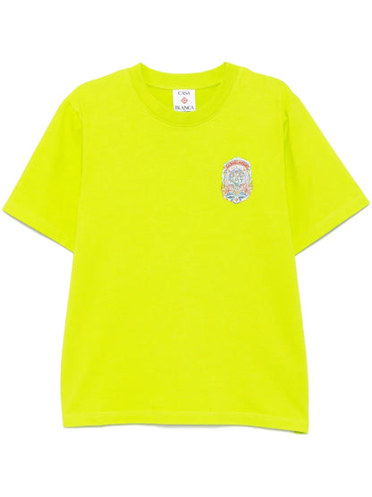 CASABLANCA Casa Way Skate Printed T-Shirt Lime