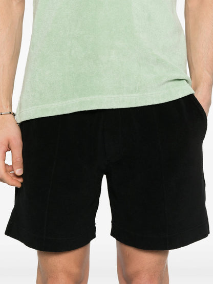 TOM FORD Piped-trim Track Shorts Black