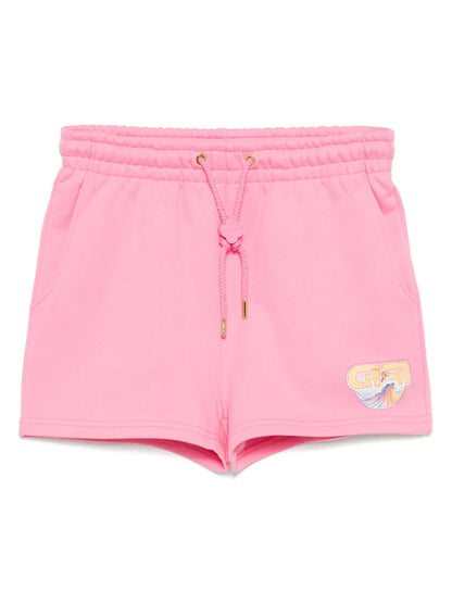 CASABLANCA WOMEN Casa Surf Printed Sweat Shorts Pink