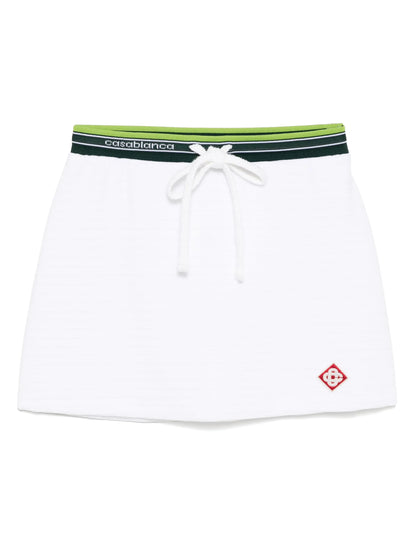 CASABLANCA WOMEN Hippie Tennis Skirt White