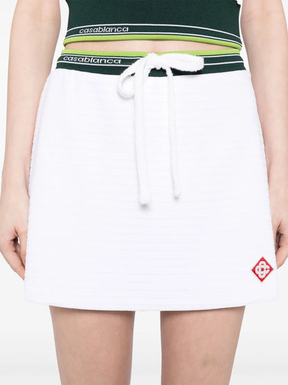 CASABLANCA WOMEN Hippie Tennis Skirt White