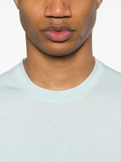 TOM FORD Crew Neck T-shirt Glass Blue