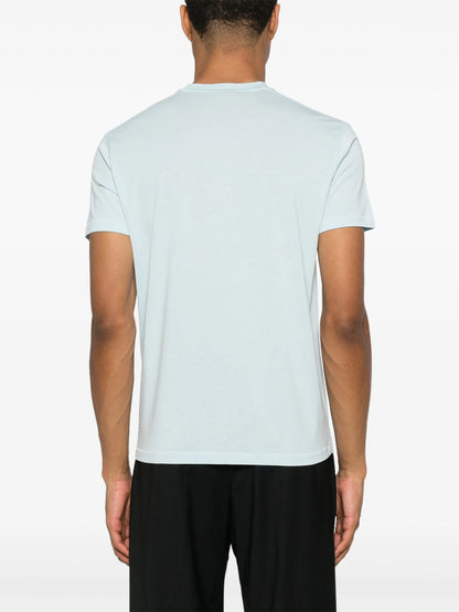 TOM FORD Crew Neck T-shirt Glass Blue