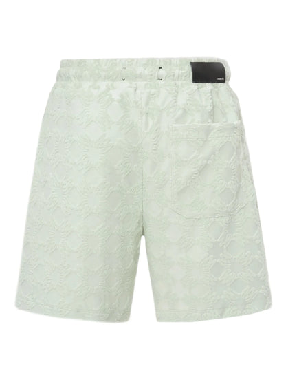 AMIRI MA Quad Logo Towelling Sweat Shorts Pale Mint