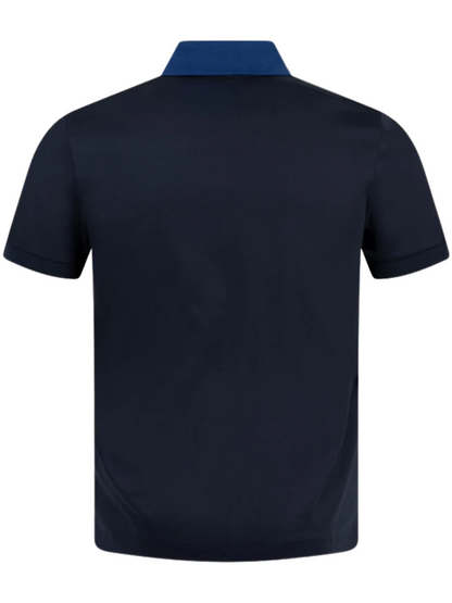 BOSS Phillipson Cotton Polo Shirt Dark Blue