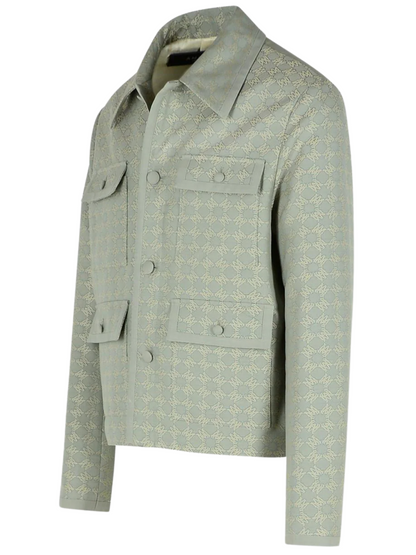 AMIRI MA Quad 4 Pocket Blouson Jacket Dusty Blue