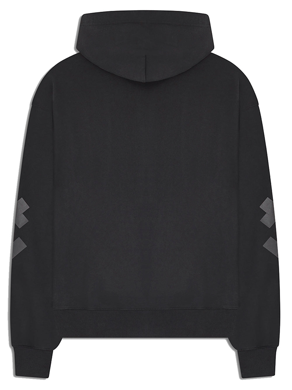 WHITE NOISE Classic Logotype Cotton Hoodie Black