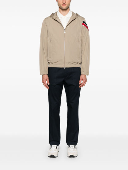 MONCLER Claut Wind Resistant Lightweight Jacket Beige