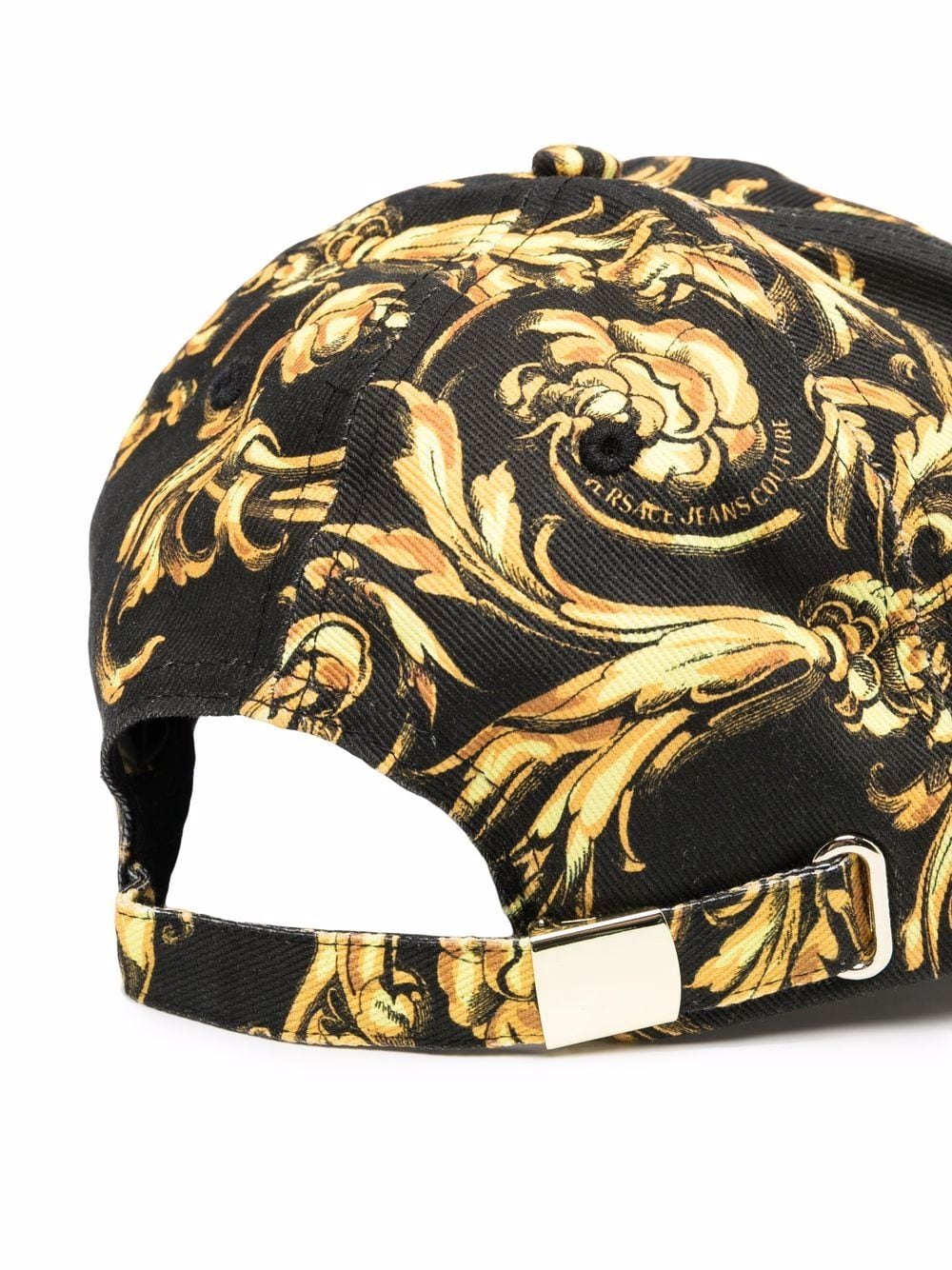 VERSACE Baroque Logo Cap Black