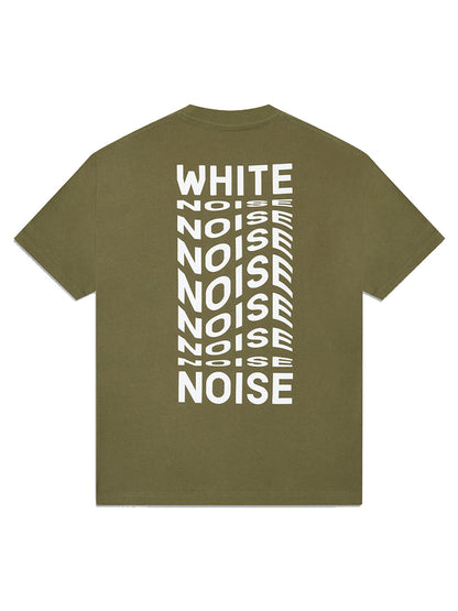 WHITE NOISE Branded Graphic T-shirt Green