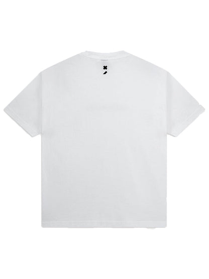 WHITE NOISE Classic Logotype T-shirt White