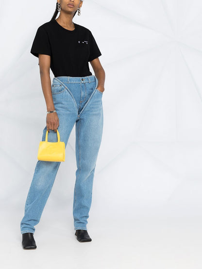 OFF-WHITE Women Arrow Liquid Melt T-Shirt Black
