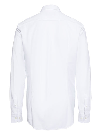 BOSS P-Hank Piqué Cotton Shirt White