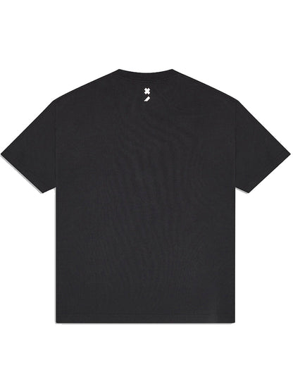 WHITE NOISE Classic Logotype T-shirt Black