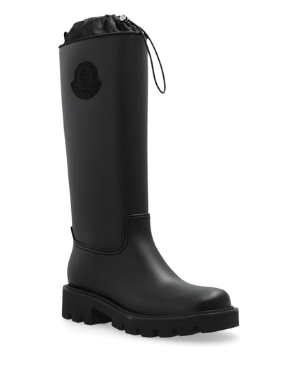 MONCLER WOMEN Kickstream High Rain Boots Black