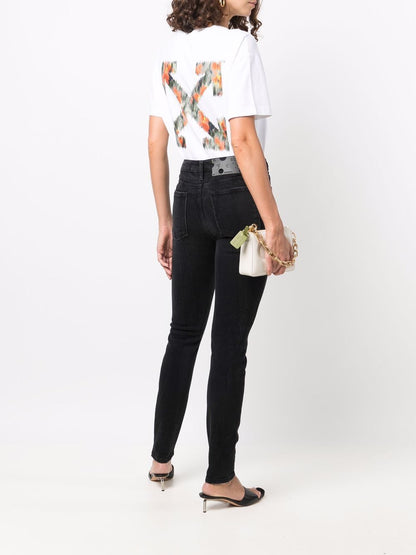 OFF-WHITE WOMEN Chine Arrows Regular Tee White