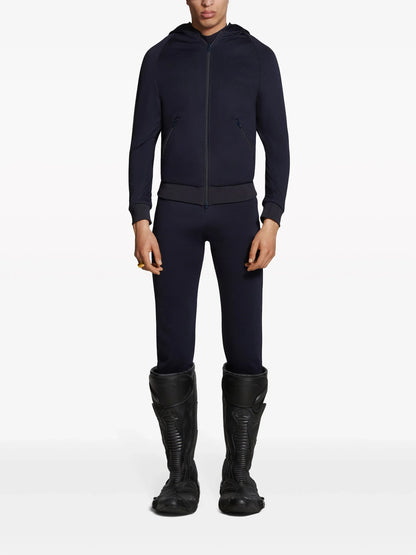 BALENCIAGA Unity Sports Icon Zipped Hoodie Navy Blue