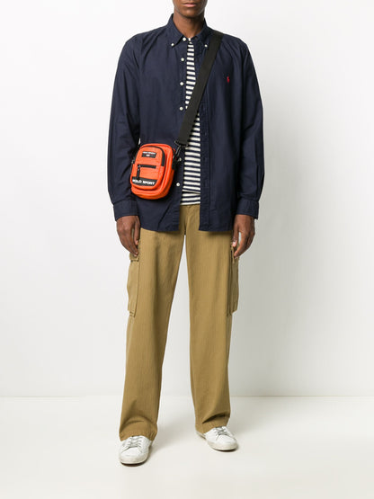 RALPH LAUREN Slim Fit Garment-Dyed Oxford Shirt Navy