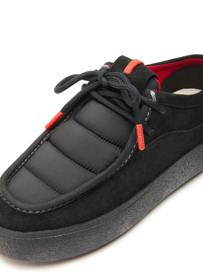 MOON BOOT MTrack Wallaby Padded Suede Sneakers Boots Black