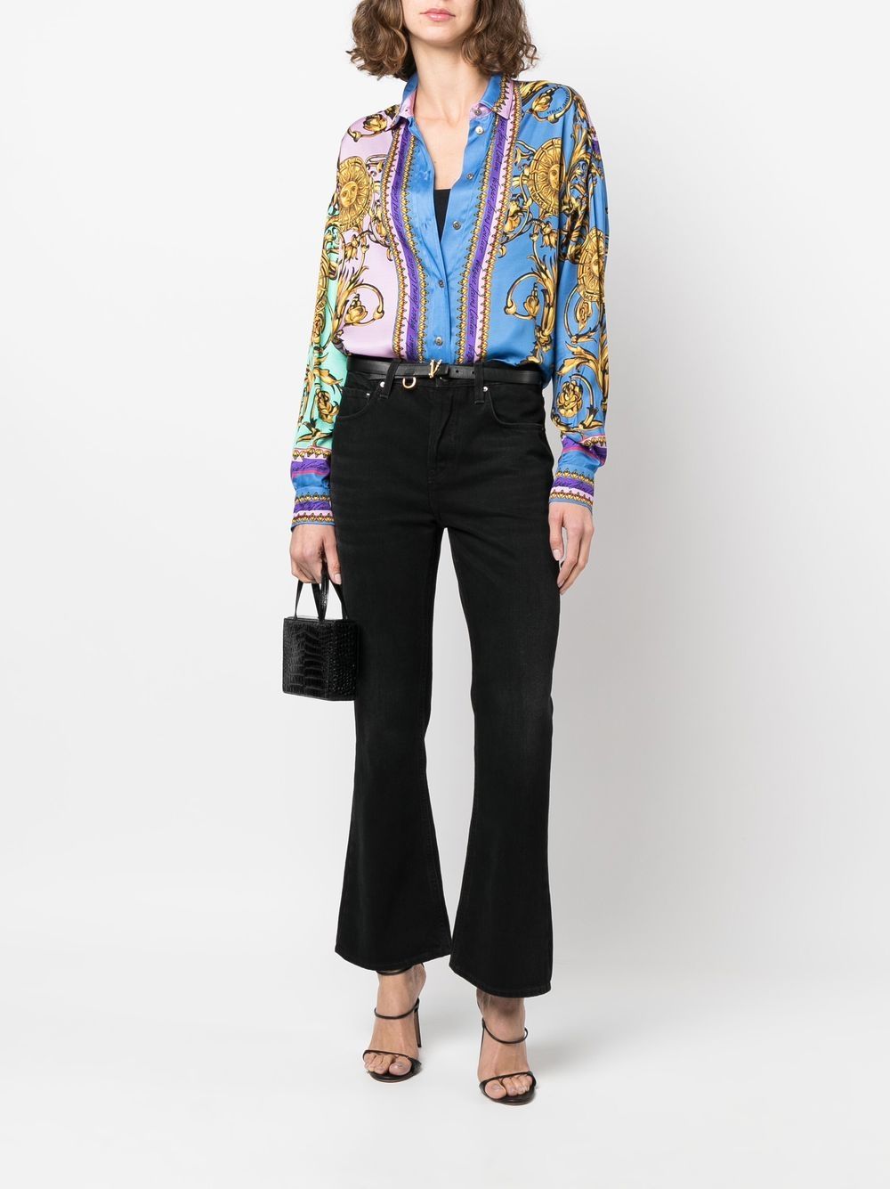 VERSACE WOMEN Garland Sun Long Sleeve Shirt